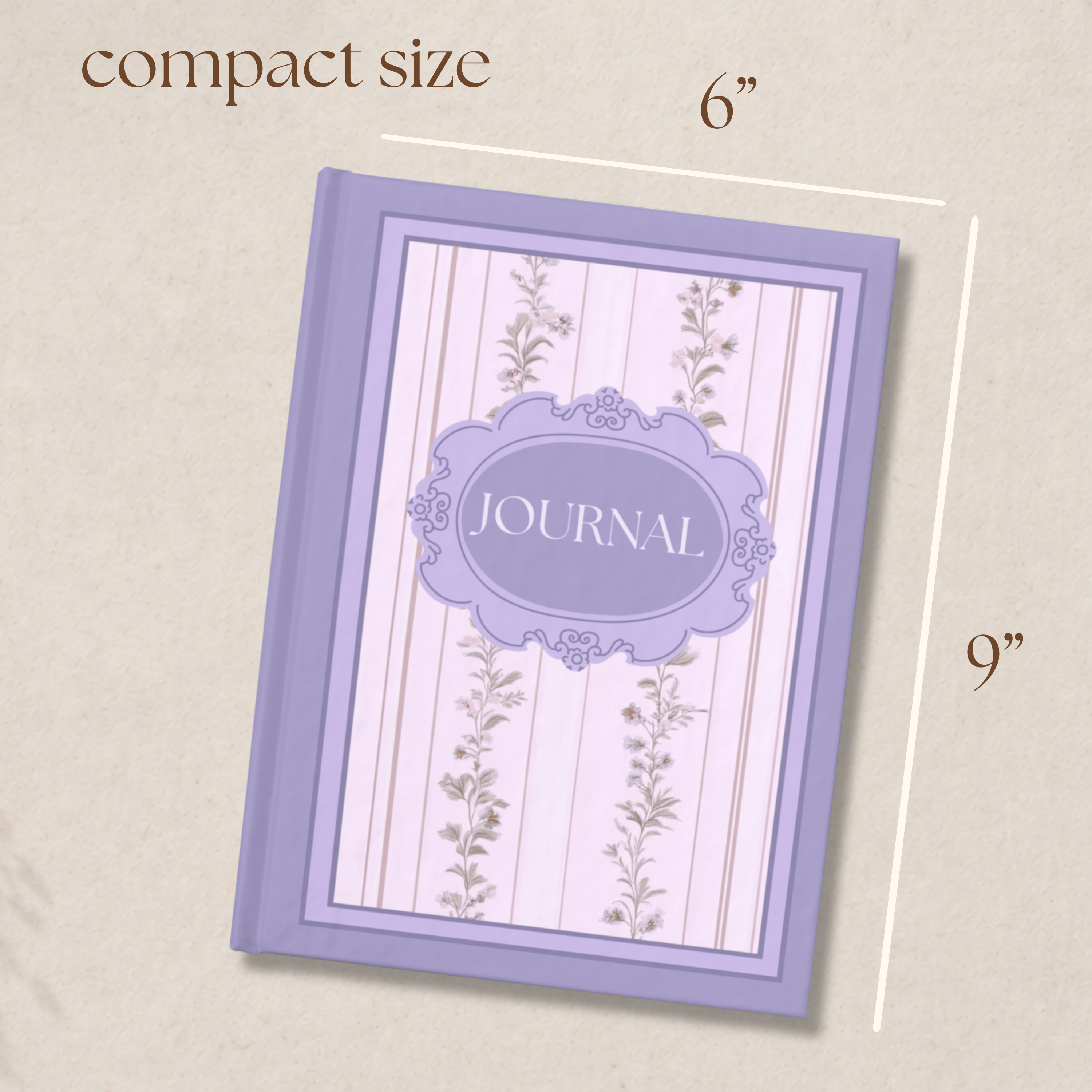 French Coquette Flower Journal - 128 Pages