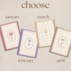 Birth Month Flower Journal - 128 Pages