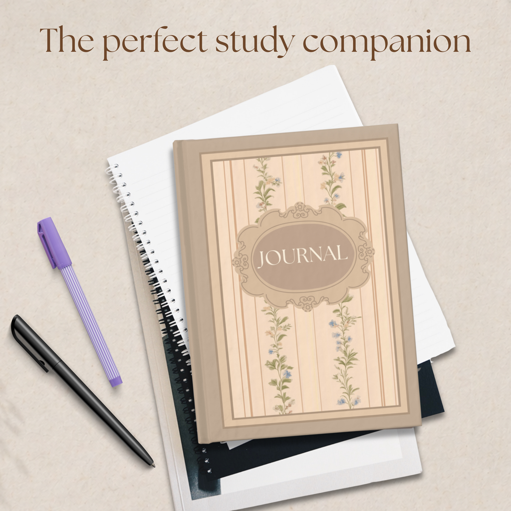 French Coquette Flower Journal - 128 Pages