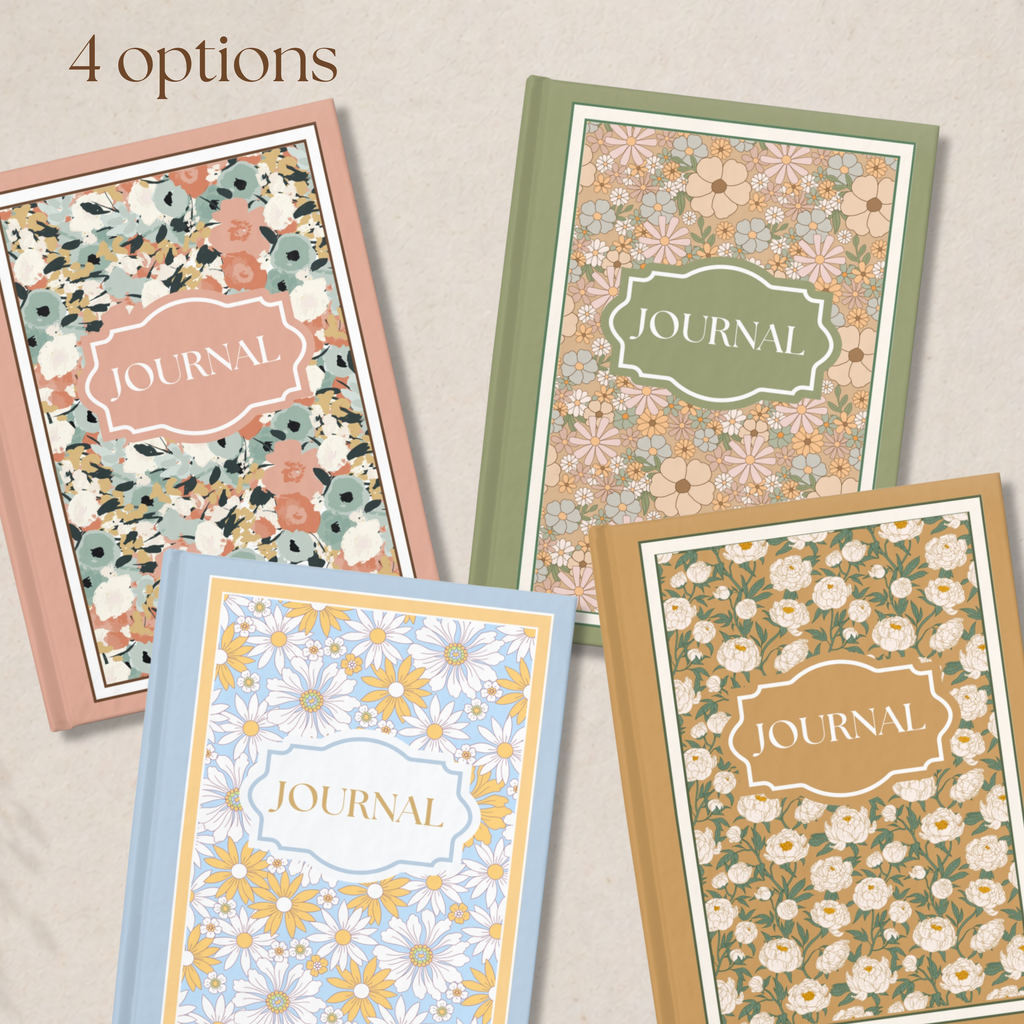Bold Wildflowers Journal - 128 Pages