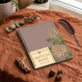 Watercolor Floral Purple Sketchbook - 160 Pages