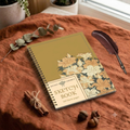 Watercolor Floral Gold Sketchbook - 160 Pages
