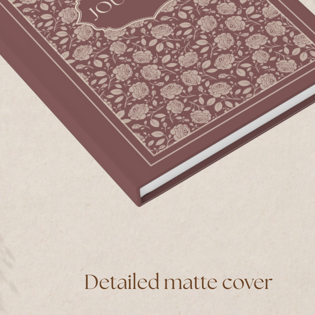 Vintage Romantic Rose Journal - 128 Pages