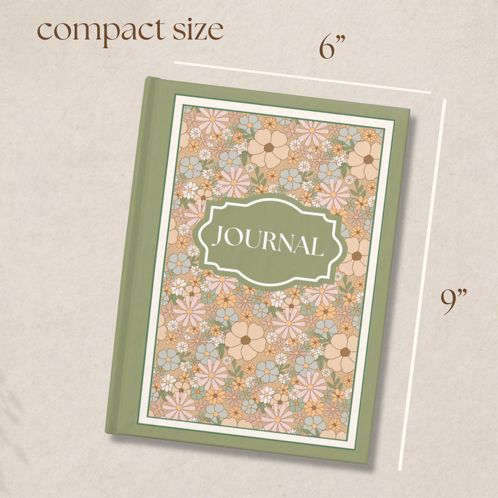 Bold Wildflowers Journal - 128 Pages