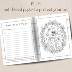 Herbs & Honey Botanical Coloring Book - 26 Pages