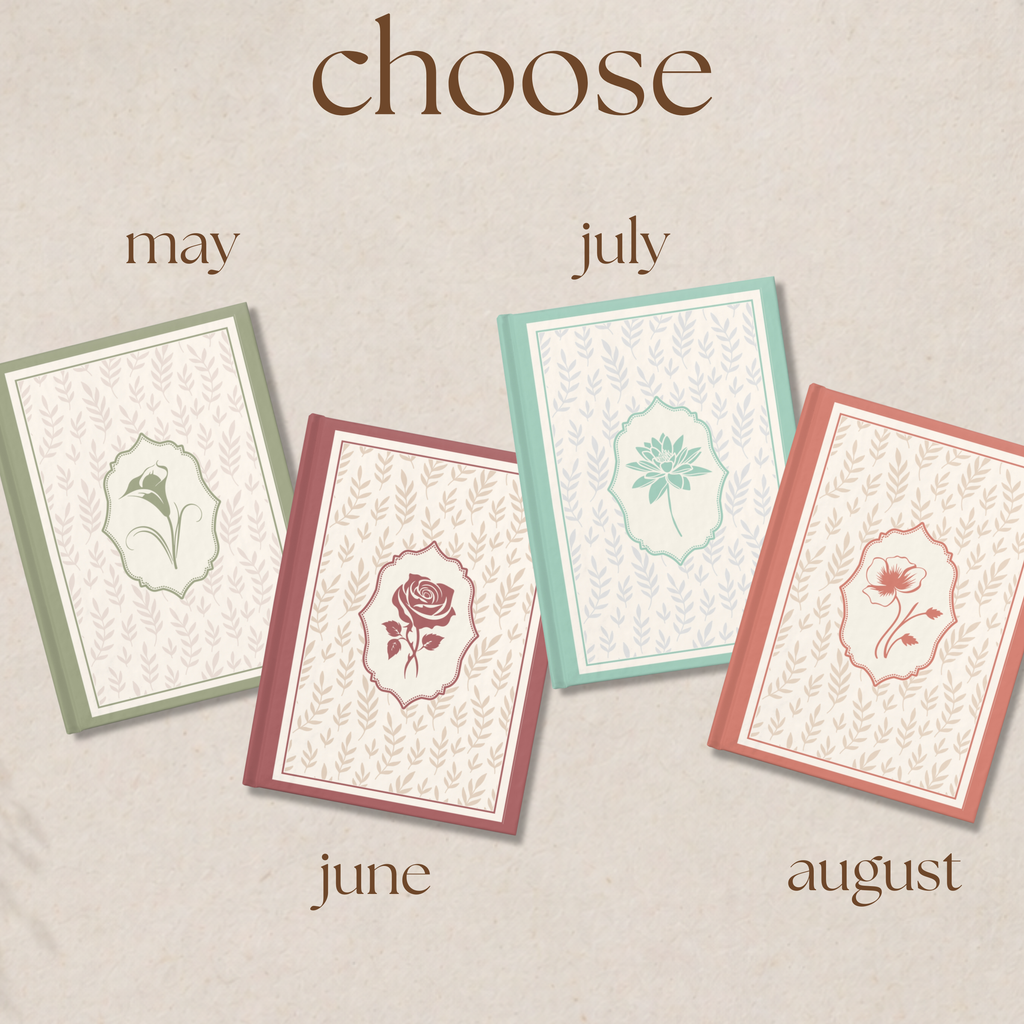 Birth Month Flower Journal - 128 Pages